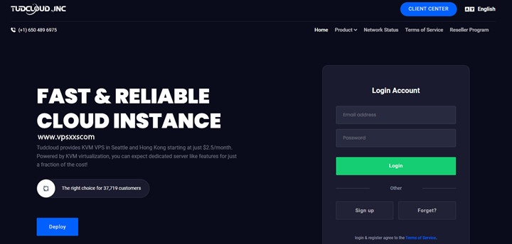 #11.11#Tudcloud香港CN2/美國(guó)AS9929+CMIN2 VPS優(yōu)惠45%，充值送余額，支持支付寶/銀聯(lián)卡