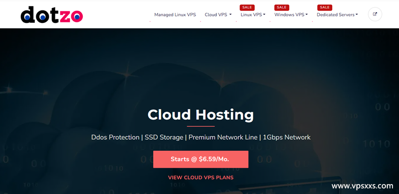 Dotzo俄羅斯抗投訴VPS：5.99美元/月，另有美國/德國/英國/荷蘭/法國/加拿大機房，支持支付寶/銀聯/Paypal